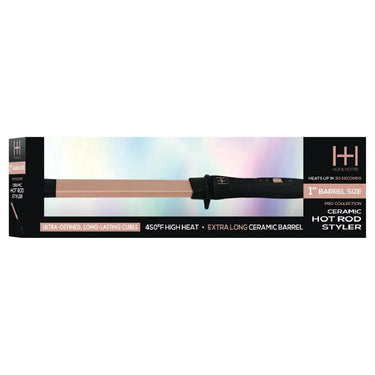 Hot & Hotter Ceramic Hot Rod Styler – 1' Barrel - ANNS BEAUTY SUPPLY